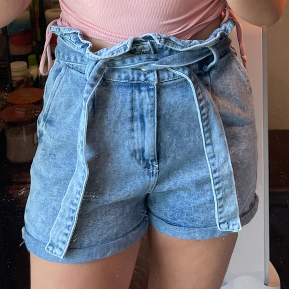W&F Denim Blue Jean Shorts Size M